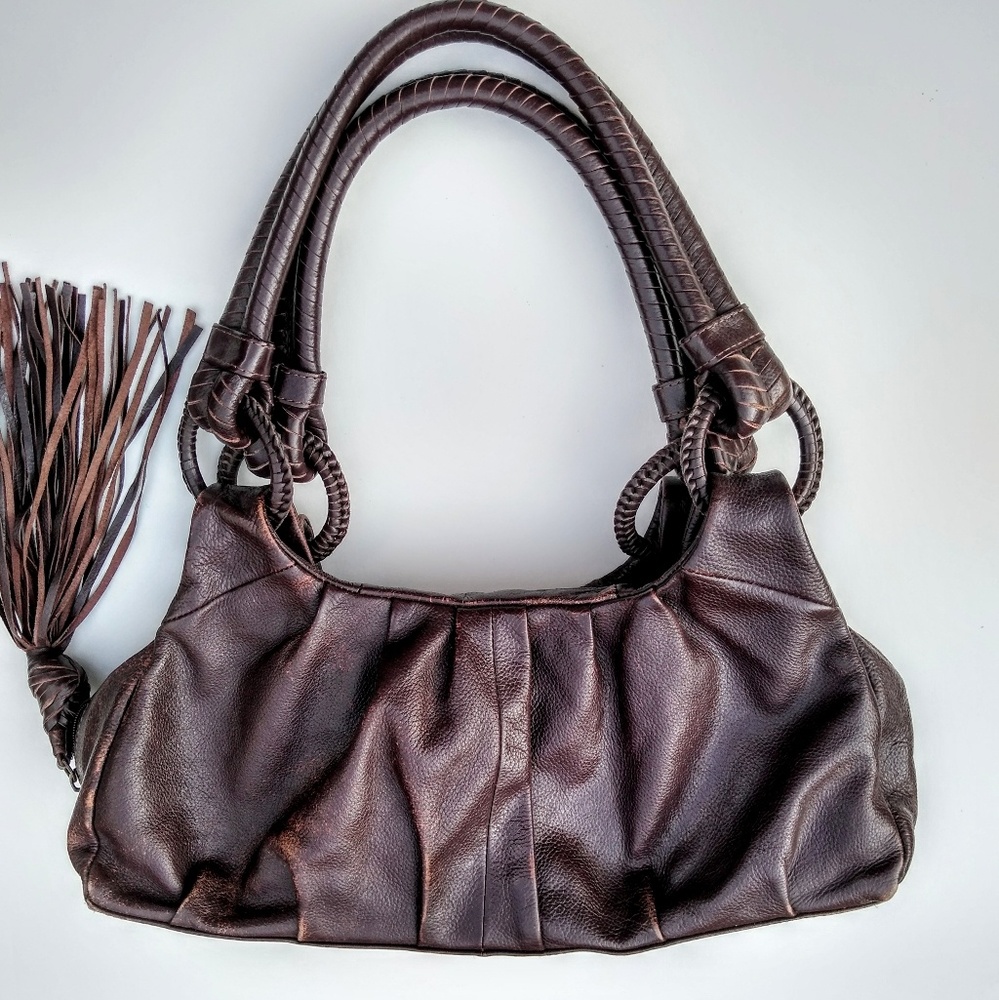 Arpera Brown Leather Purse